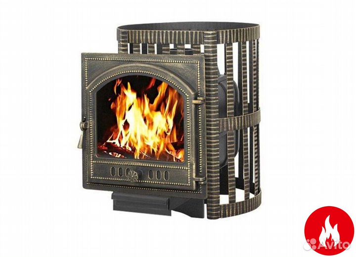 Печь для бани везувий легенда ковка 16 (205)
