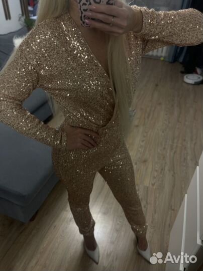 Комбенизон блестящий праздничный