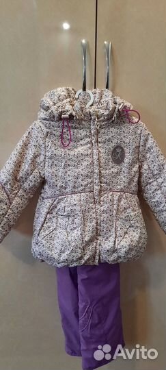Демисезонный костюм на девочку 86