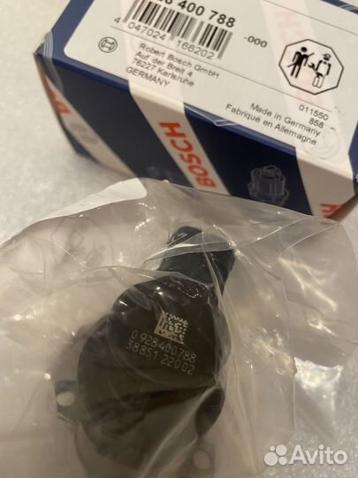 Регулятор давления топлива bosch 0928400788