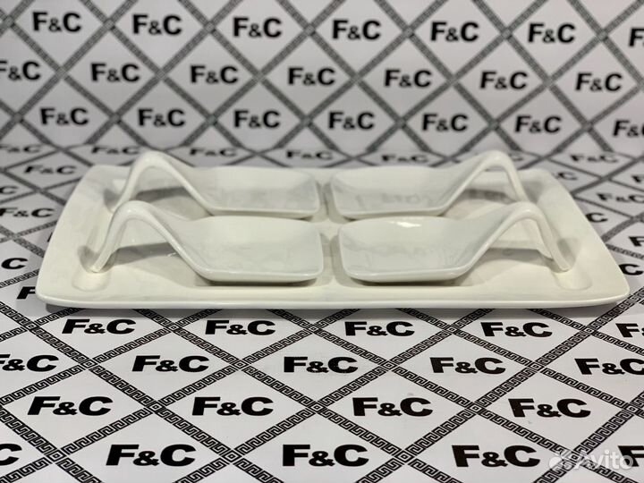 Набор для соусов, фарфор ручной работы