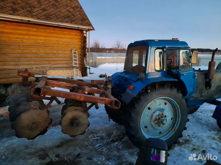 Вспашка, фреза, дискование трактором, покос травы