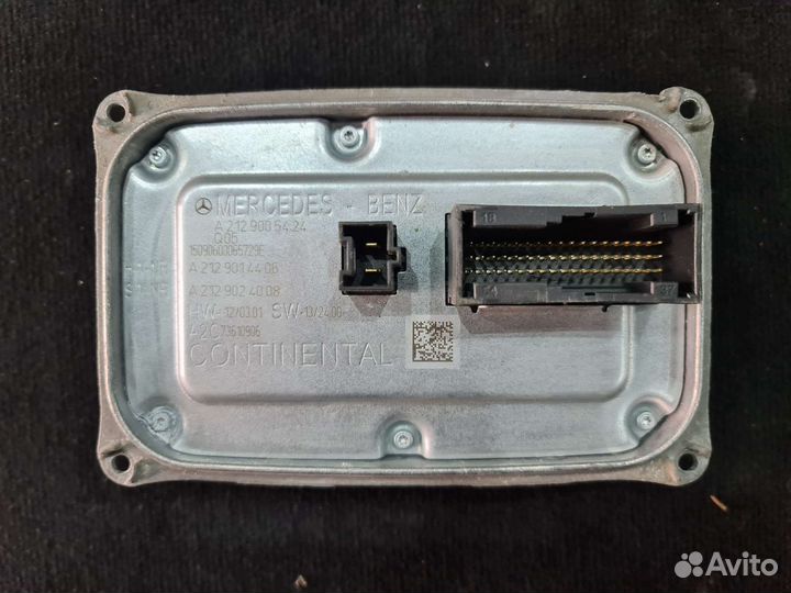 Блок управления фарой Mercedes W212 рестайлинг