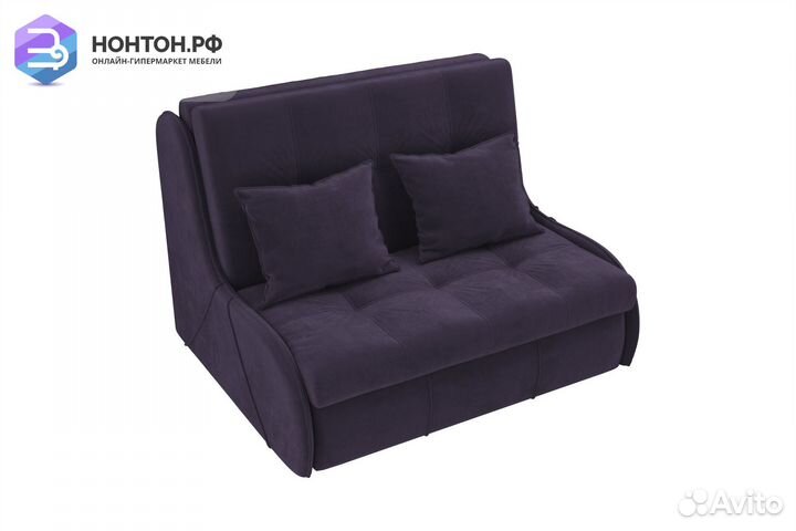 Диван аккордеон Риттэр велюр фиолетовый