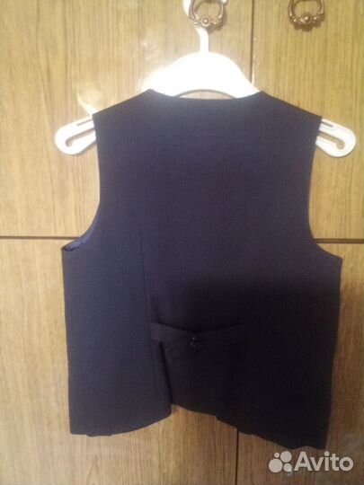 Жилетка для мальчика школьная 140