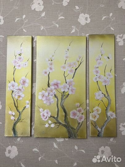 Картина на шелке