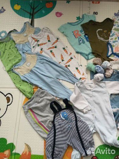 Пакет вещей на малыша 68