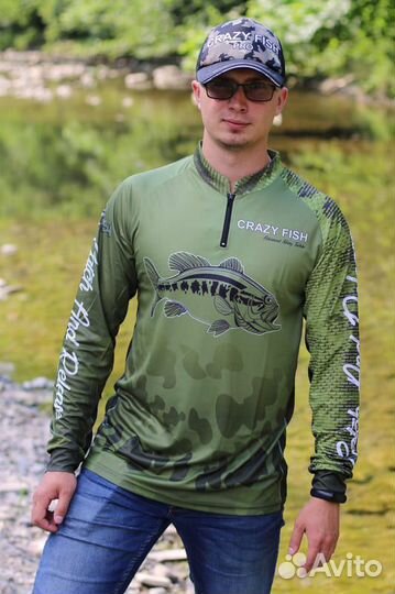 Джерси Crazy Fish Camo Fish Scale