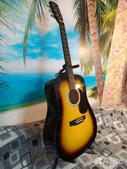 Акустическая гитара fender squier