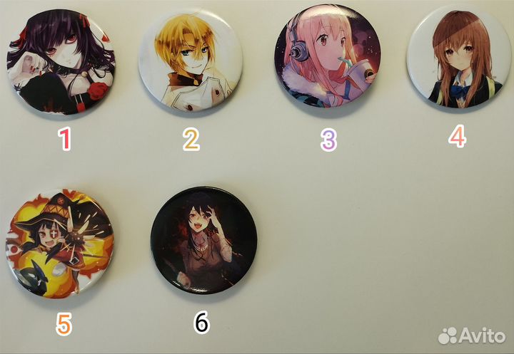 Значки Аниме