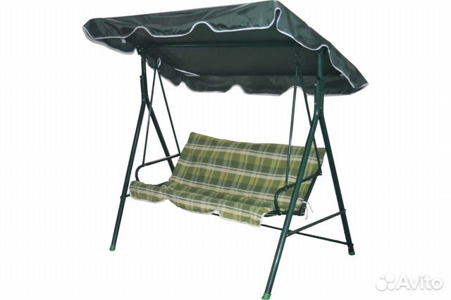 Садовые трехместные качели Ларгуша текстиль купить в Москве | Товары ...