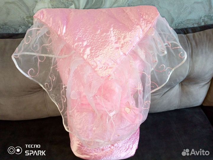 Конверт на выписку для девочки весна,лето, осень