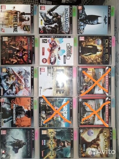 Игровые диски на sony ps3