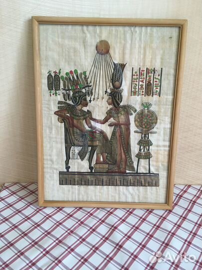 Картины из папируса