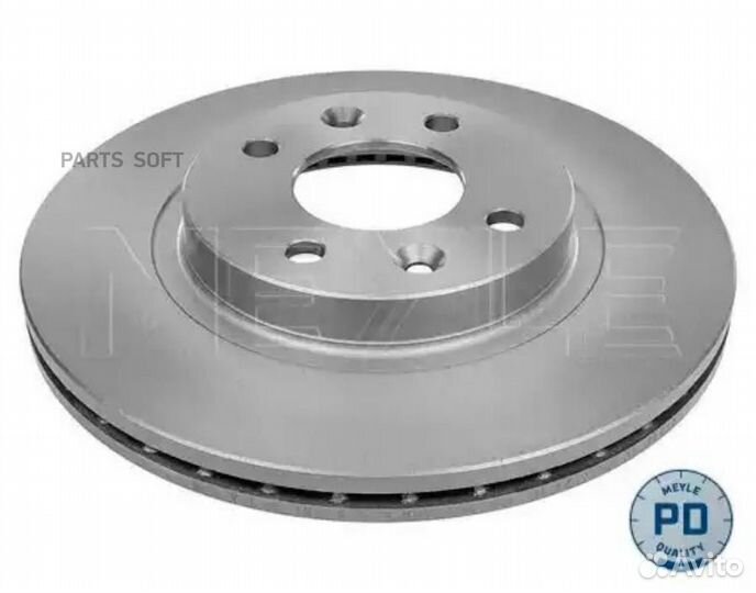 Meyle 16155210036PD Диск тормозной renault/lada/ni