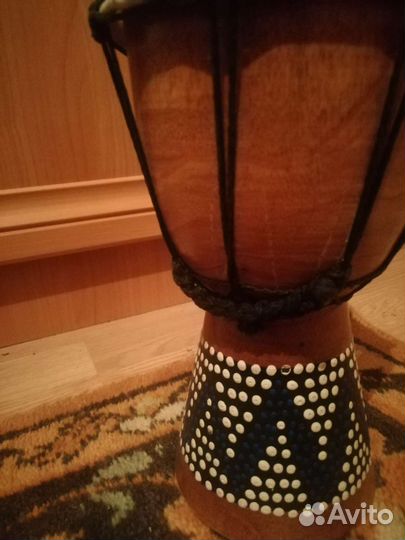 Барабан джембе. Ручная работа