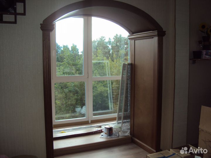 Арки и капители из массива сосны