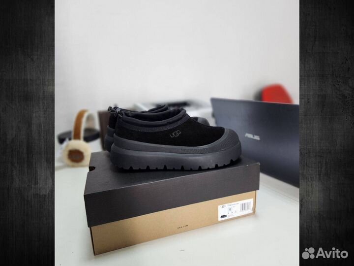 Трендовая обувь оригинал модель Mens Tasman Weather Hybrid Чёрного цвета для джентльмена