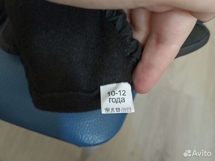 Перчатки зимние детские на 10-12 лет