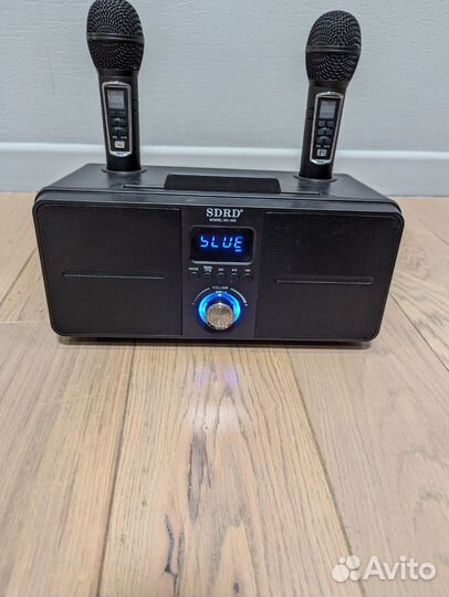 Караоке система беспроводная с двумя микрофонами