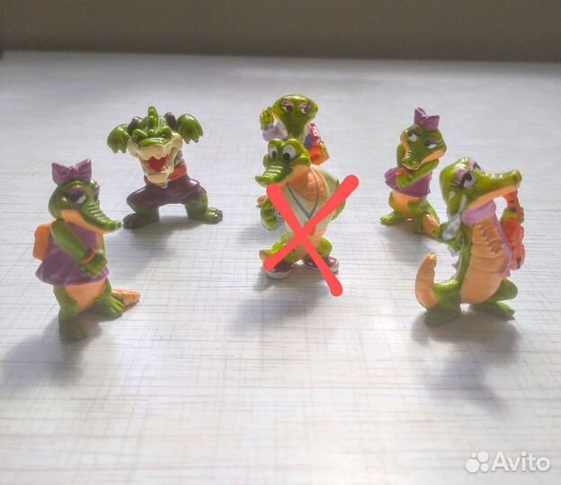 Крокодилы игрушки из Киндер сюрприза