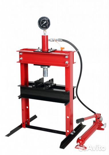 Пресс гидравлический, настольный, 10 тонн, T61210