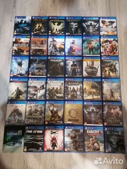 Диски игры для PS4