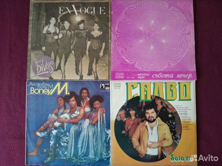 Грампластинки Челентано, Демис Руссос, Элтон Джон