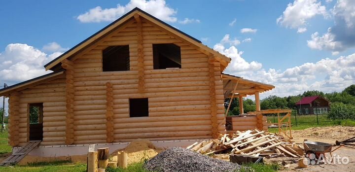 Срубы домов и бань