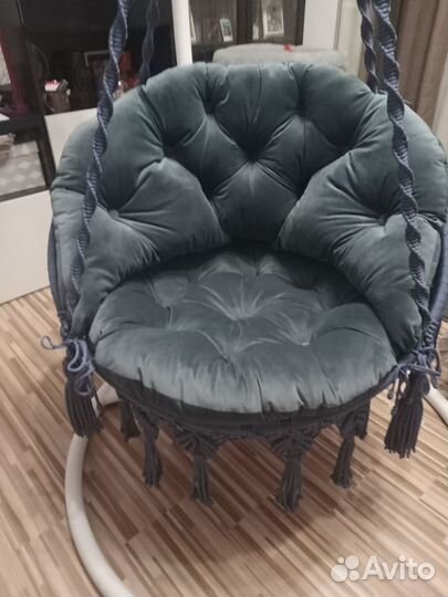 Подвесное кресло макраме