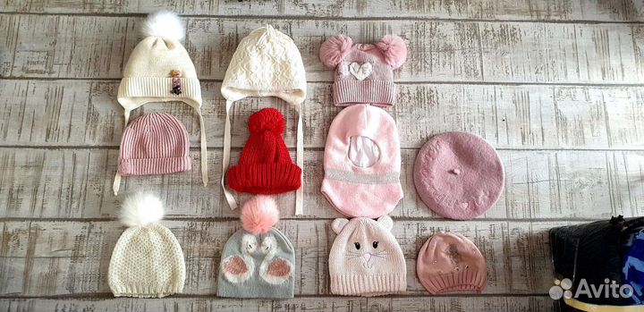 Шапки на осень для девочки 4-5 лет