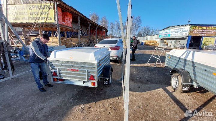 Прицеп легковой от компании мзса. Доставка
