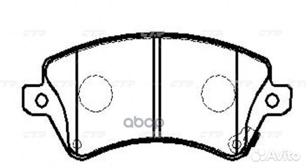 GK1055 колодки дисковые передние Toyota Coroll