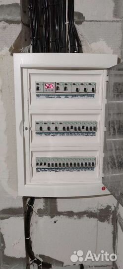 Услуги электрика. Ремонт-монтаж. Розетки. Проводка