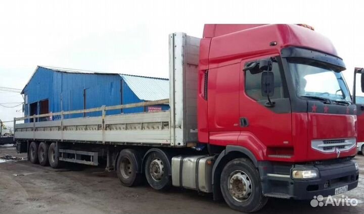 Бортовой полуприцеп, шаланда, фура, штора