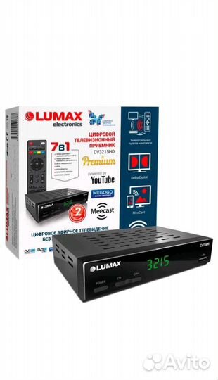 Приставка smart-TV DVB- T2 lumax модель DV-3215HD