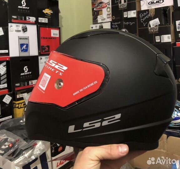 Шлем ls2 rapid черный мат xs/s/m/l/xl