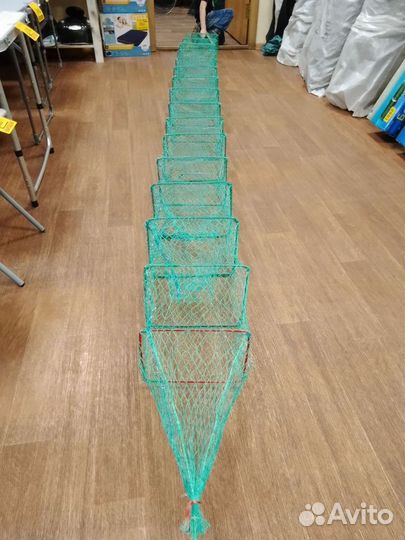 Раколовки гармошки, усиленные, 4метра, яч.18мм