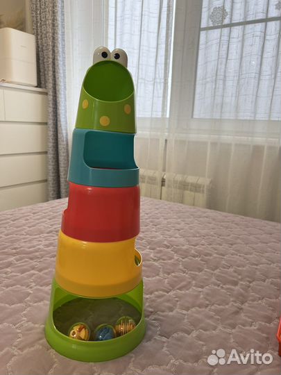 Пирамидка/пирамида с шариками детская