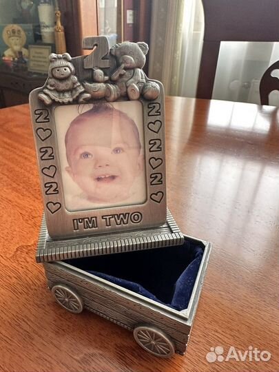 Фоторамка со шкатулкой для девочки