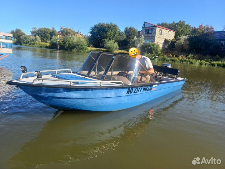 Лодка молния с мотором Ямаха 40