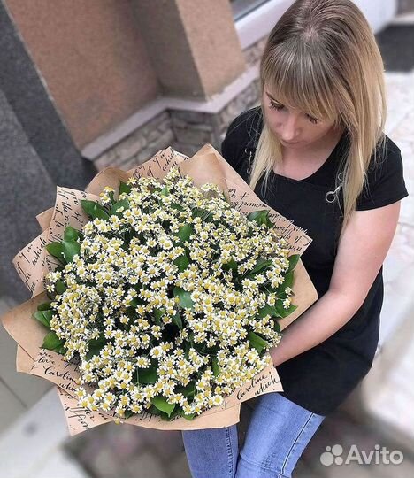 Букеты ромашек