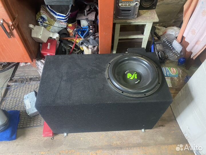 Сабвуфер machete 12 fight s + усилитель 1.1600