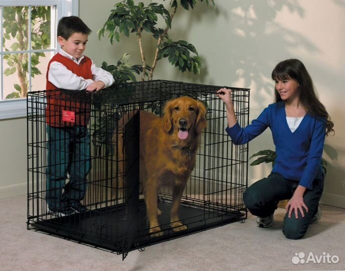 Клетка большая в упаковке для собак