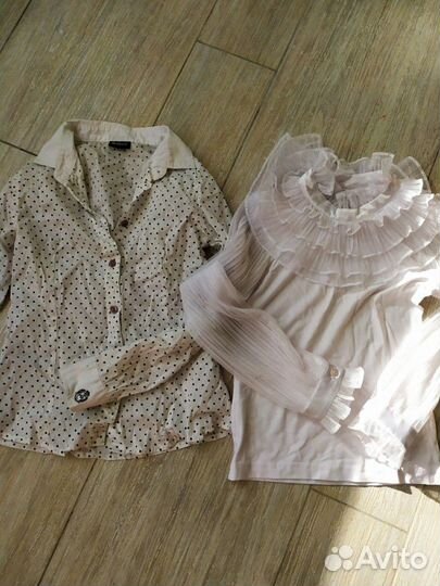 Блузка(2 -я в подарок) р.140