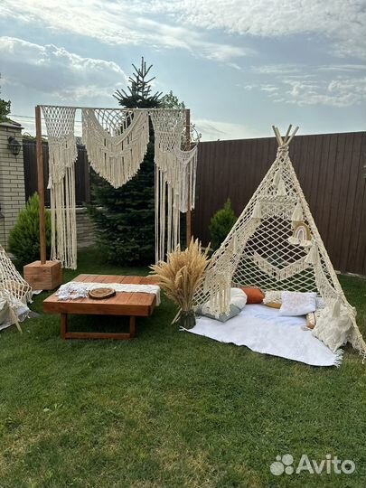 Вигвам, арка, стол - прокат