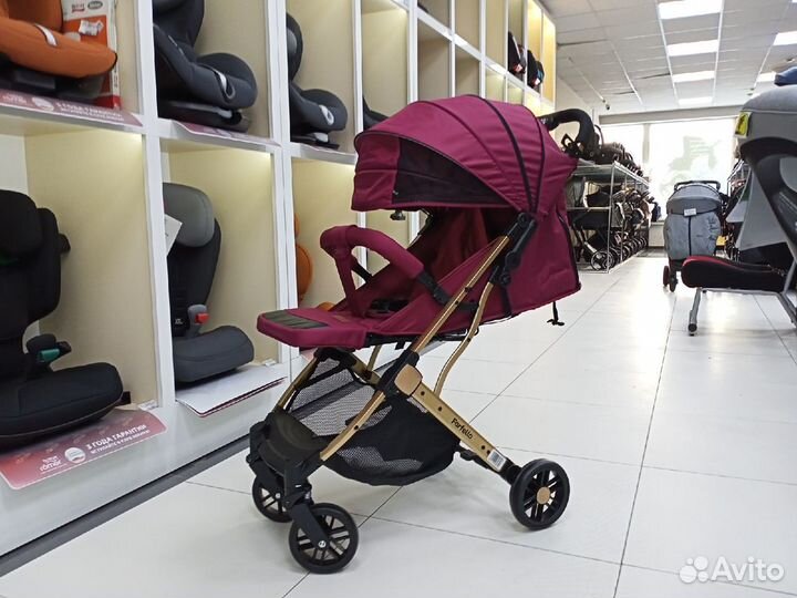 Прогулочная коляска Farfello Comfy Go Cherry