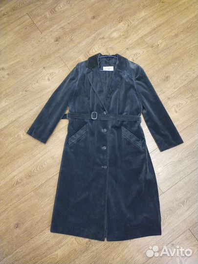 Пальто винтажное бархатное новое