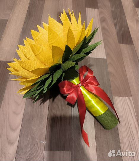 Букет из конфет подсолнух в подарок