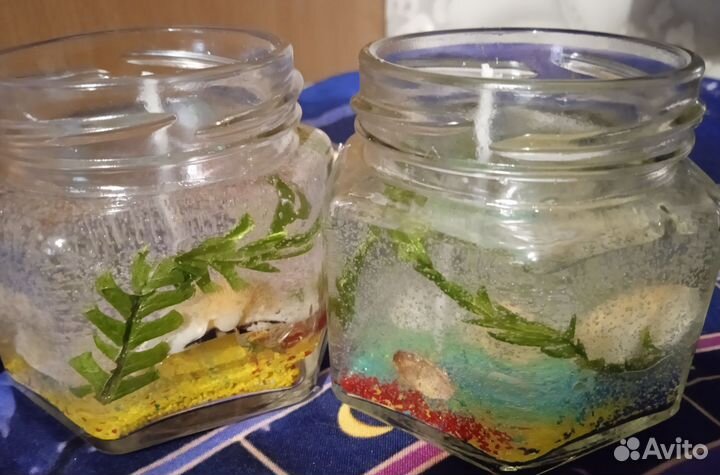 Гелевая свеча Аквариум